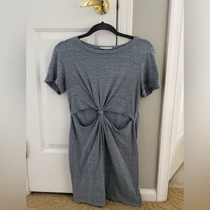 Urban Outfitters Grey Cut Out Dress